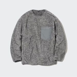 Uniqlo | M / L | Gray Sweater with Pocket